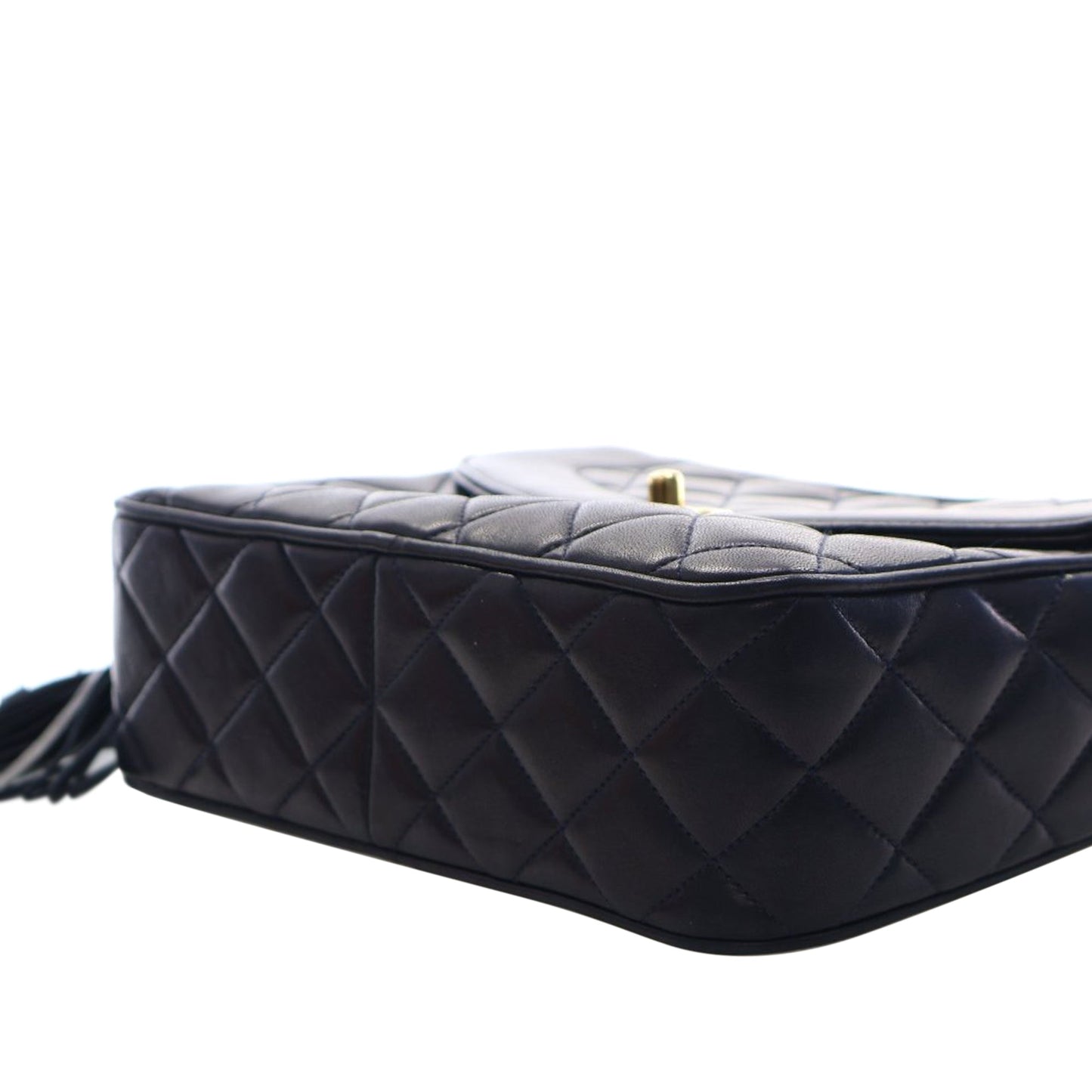 Small Quilted Lambskin Diana Tassel Camera Bag