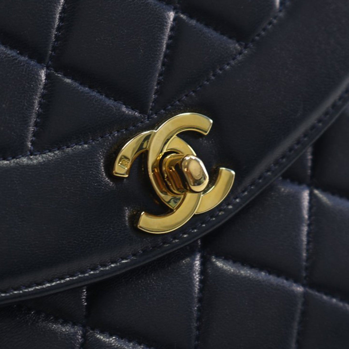 Small Quilted Lambskin Diana Tassel Camera Bag