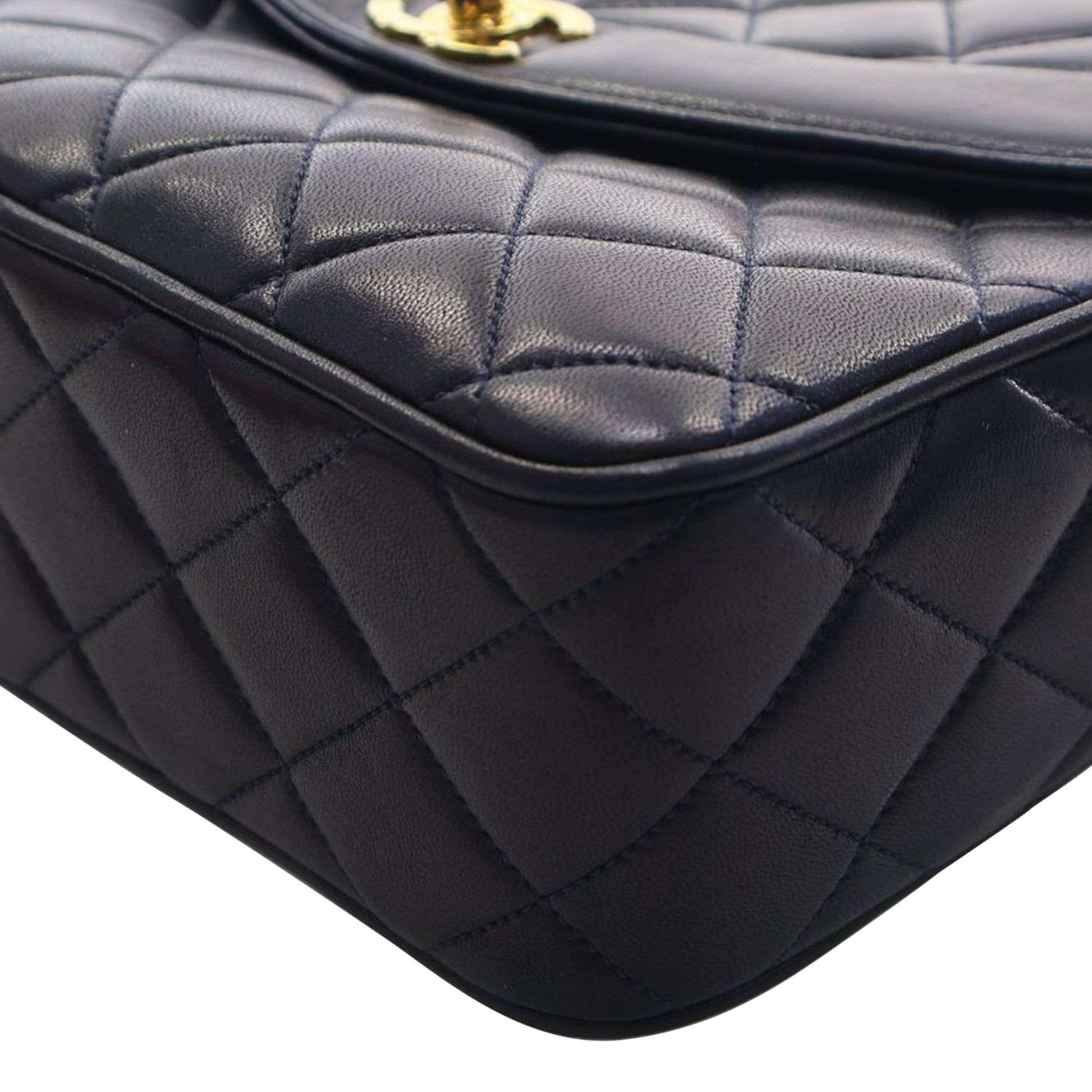Small Quilted Lambskin Diana Tassel Camera Bag