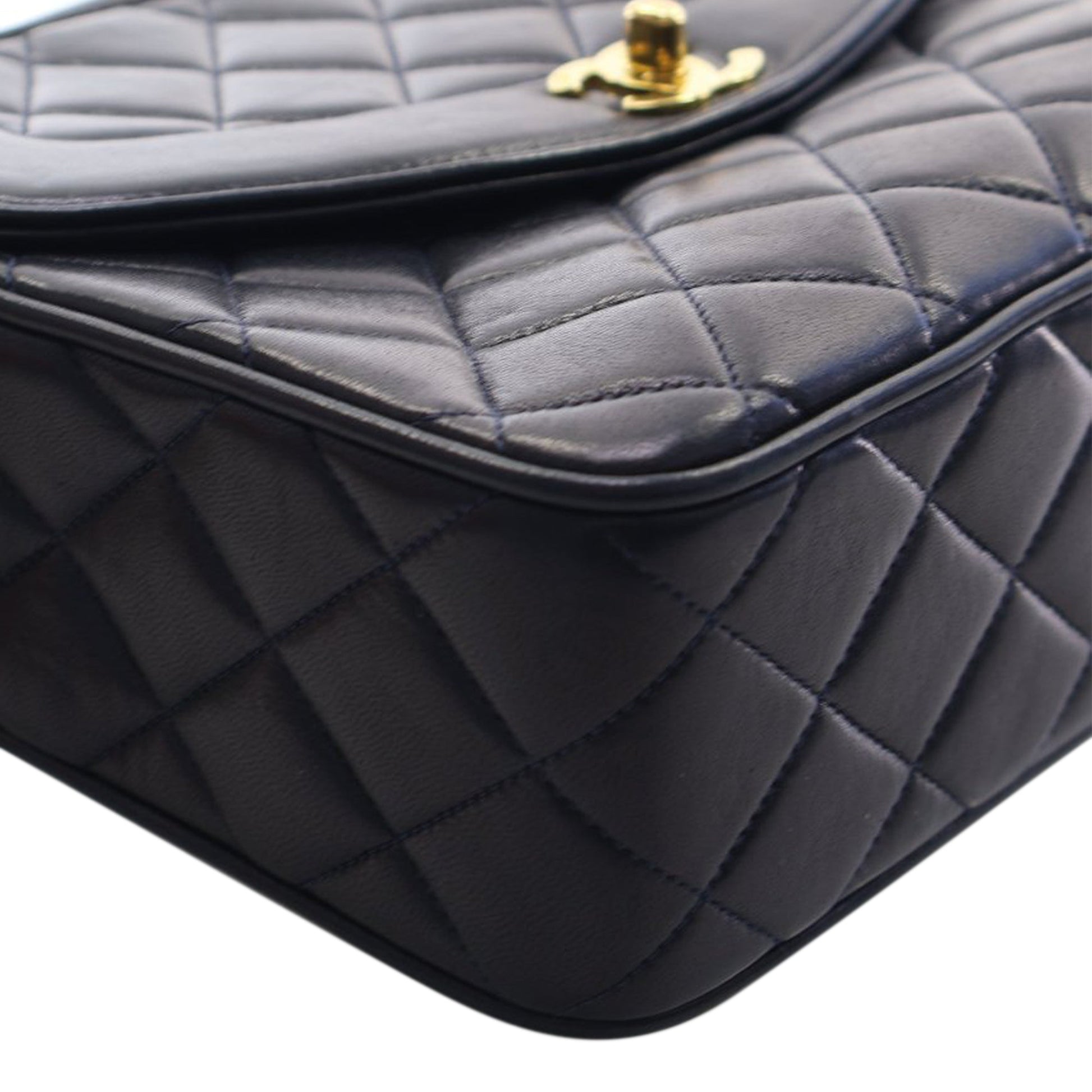 Small Quilted Lambskin Diana Tassel Camera Bag