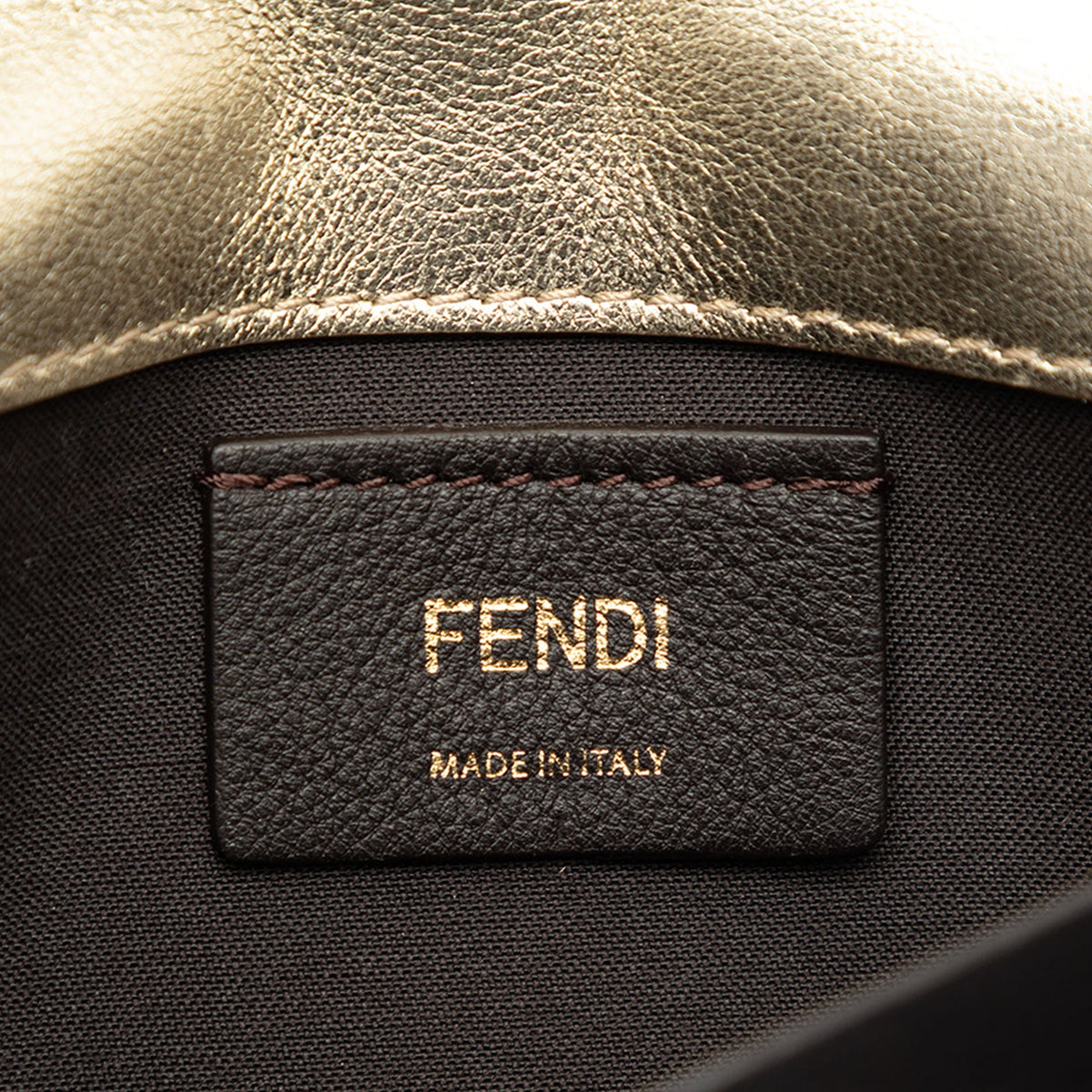 Fendi Metallic Calfskin F is Fendi Kan I Wallet On Chain