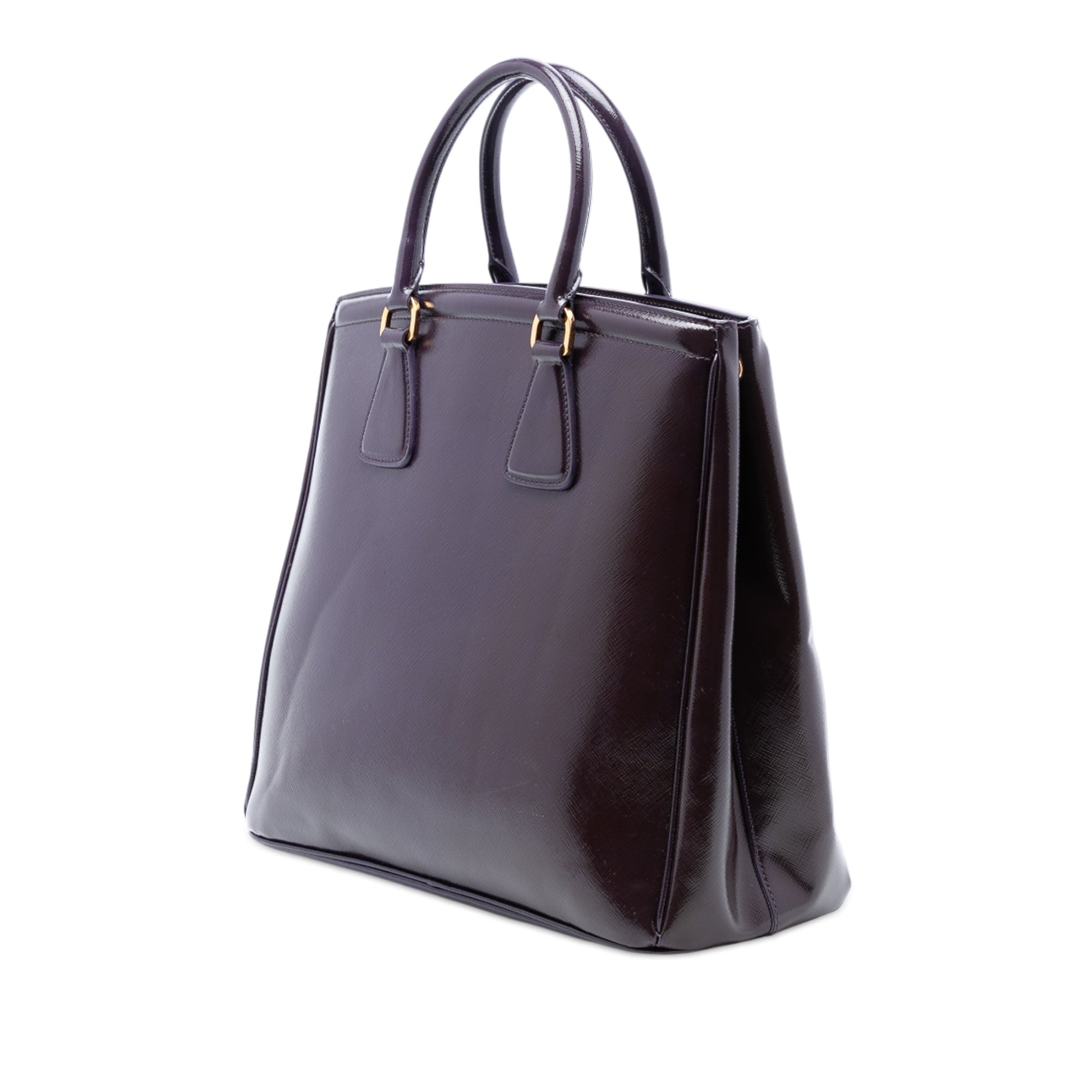 Prada Saffiano Vernice Parabole Tote