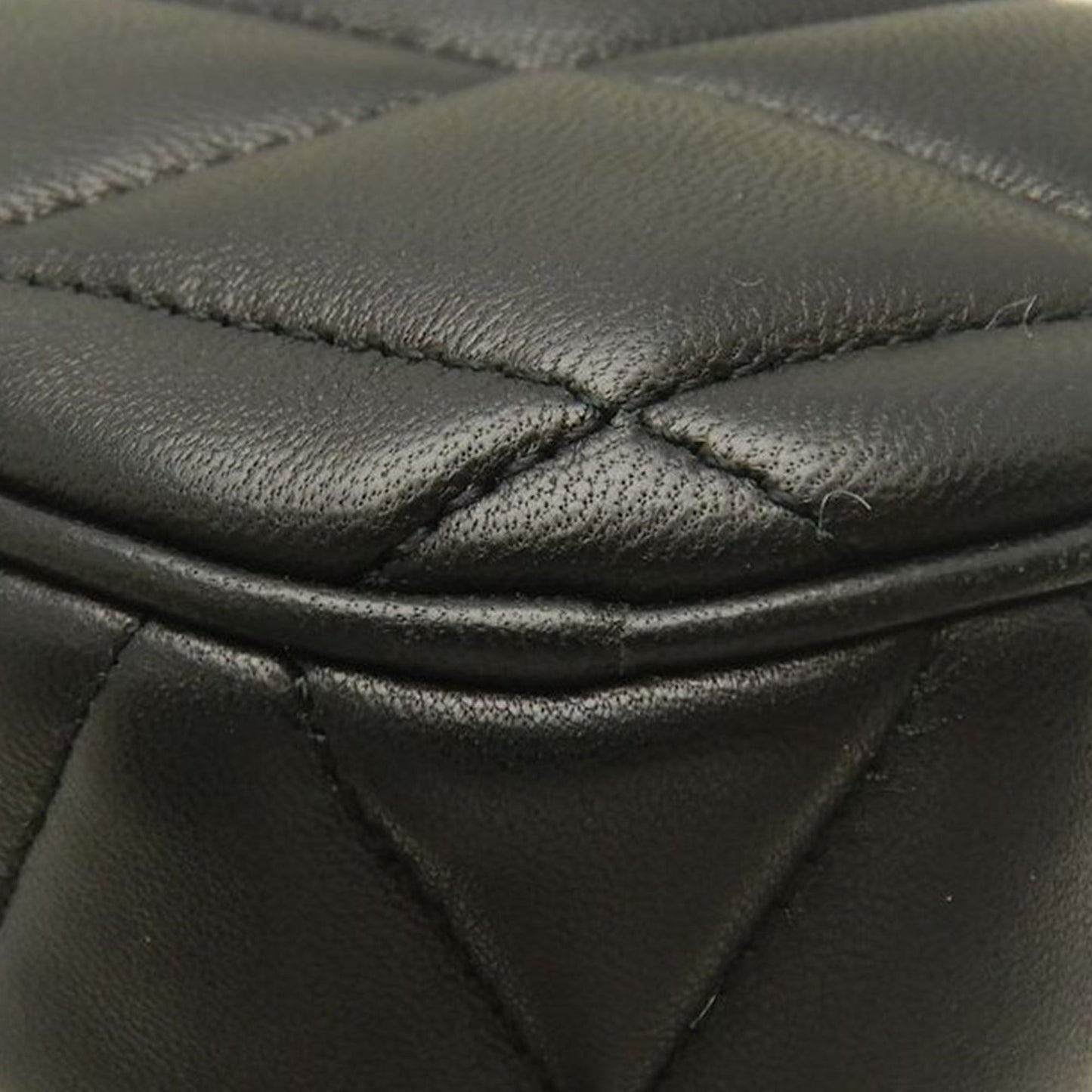 Saint Laurent Mini Quilted Lambskin Sade Tube Bag