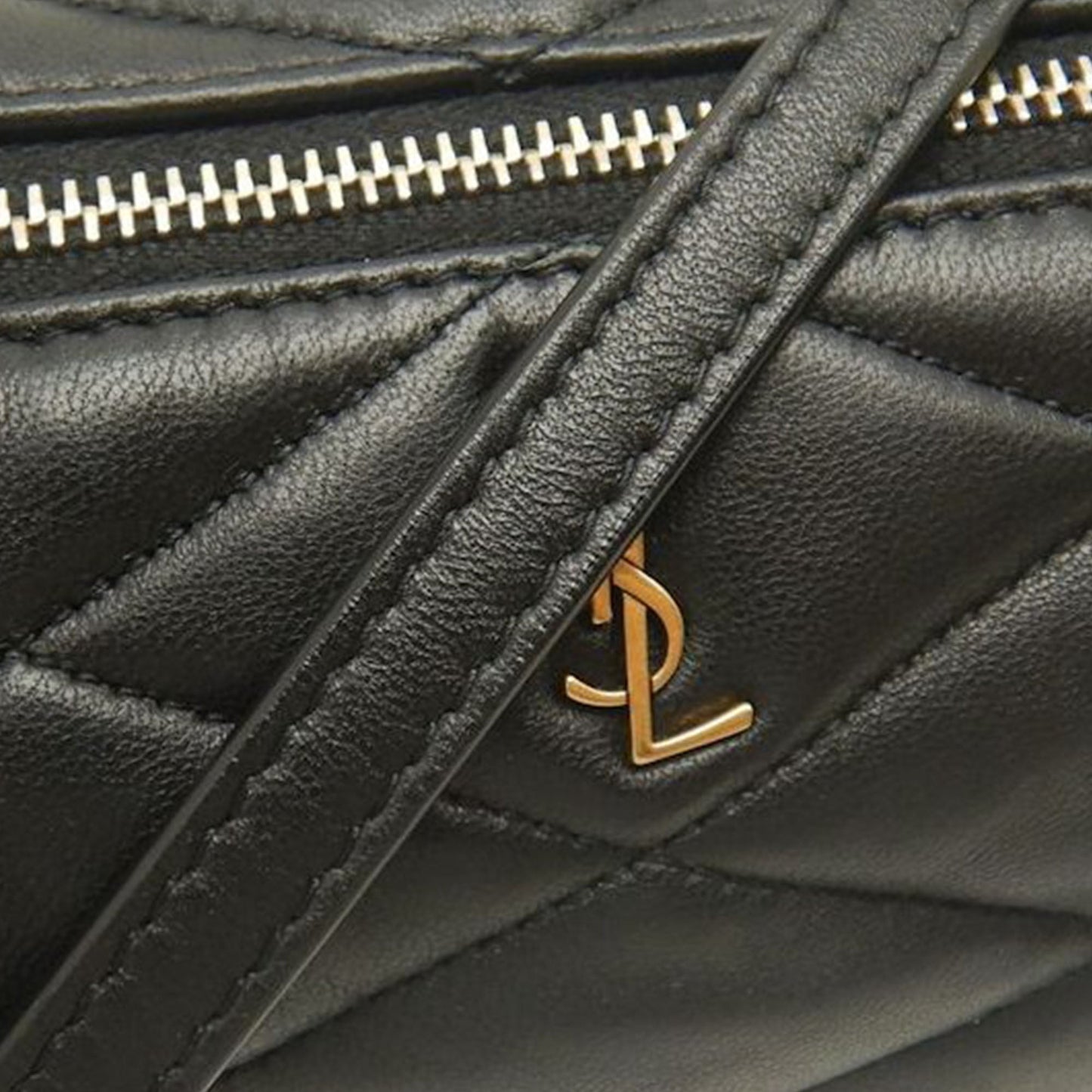 Saint Laurent Mini Quilted Lambskin Sade Tube Bag