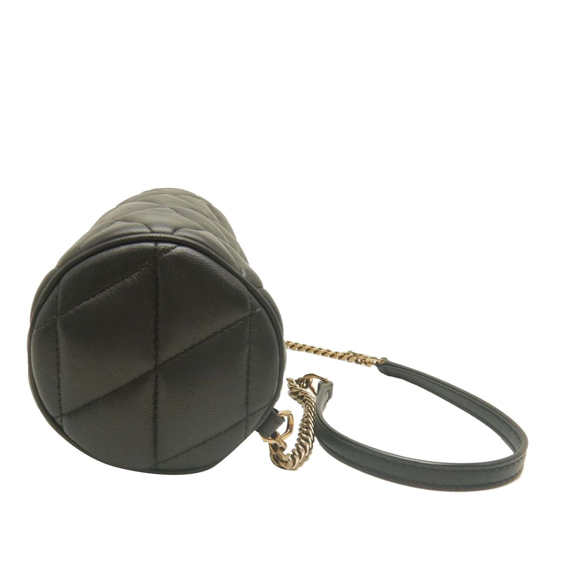 Saint Laurent Mini Quilted Lambskin Sade Tube Bag