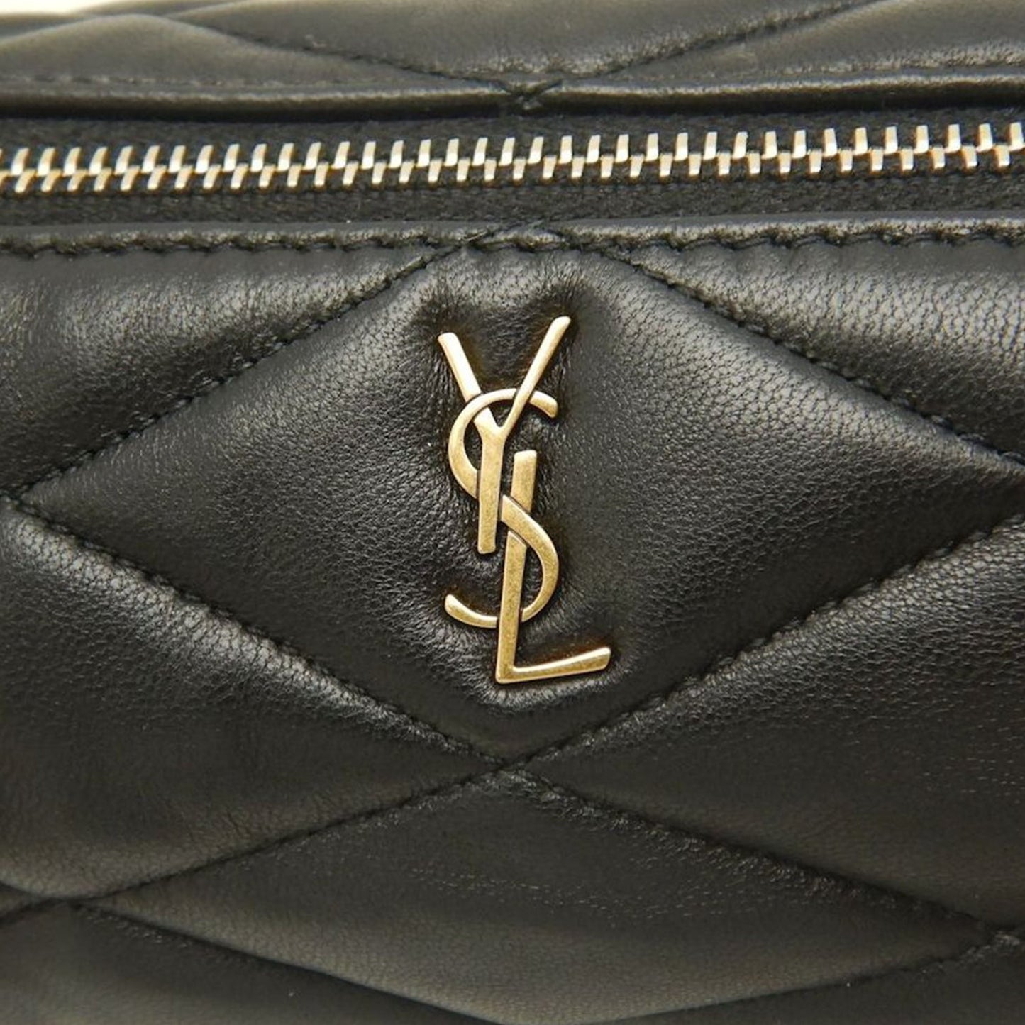 Saint Laurent Mini Quilted Lambskin Sade Tube Bag
