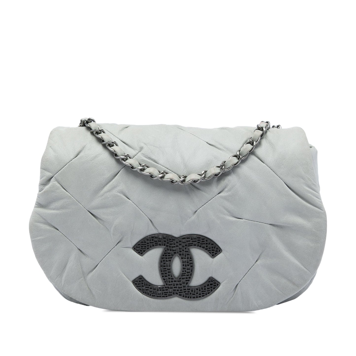 Chanel Iridescent Calfskin East Glint Flap
