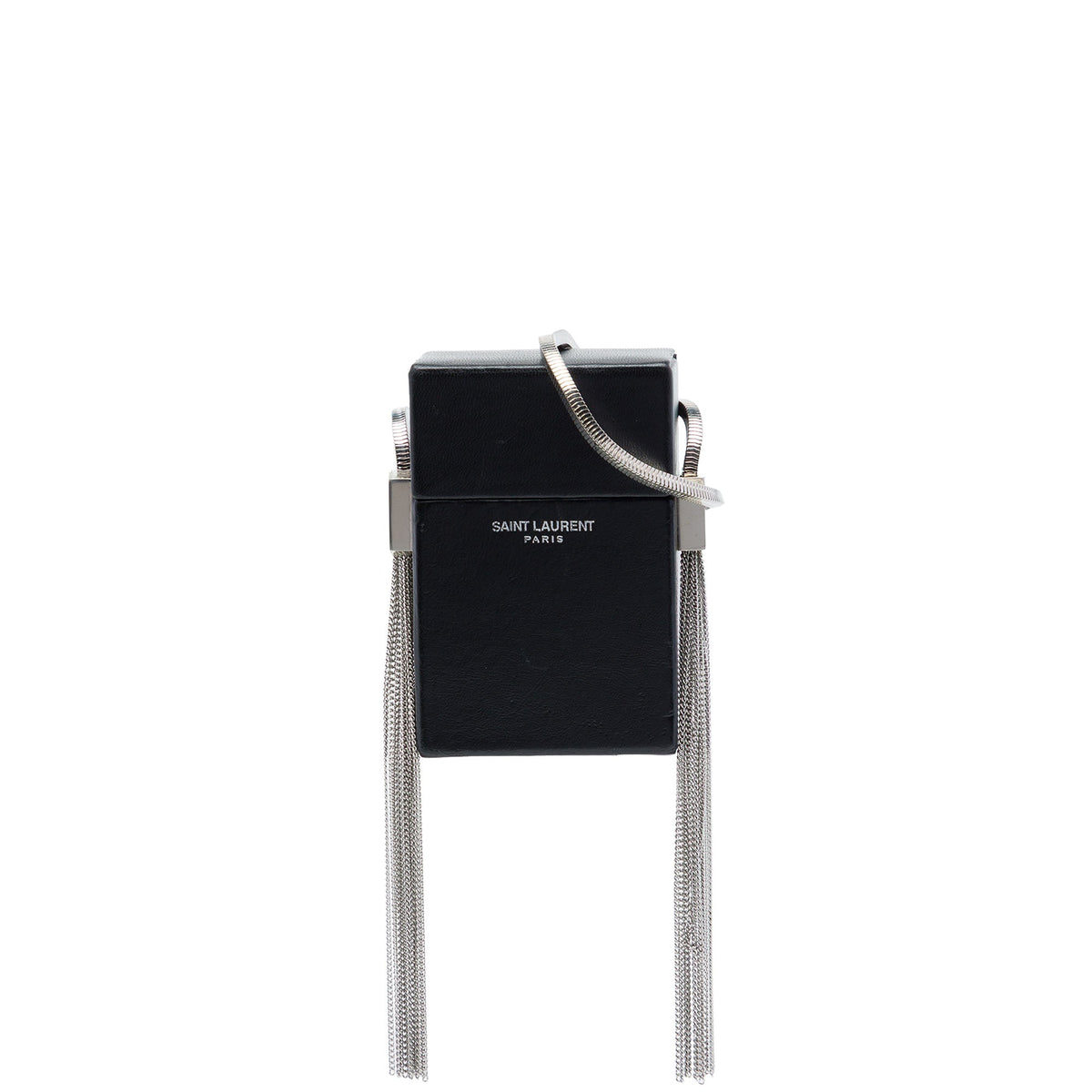 Saint Laurent Mini Lambskin Smoking Box Crossbody
