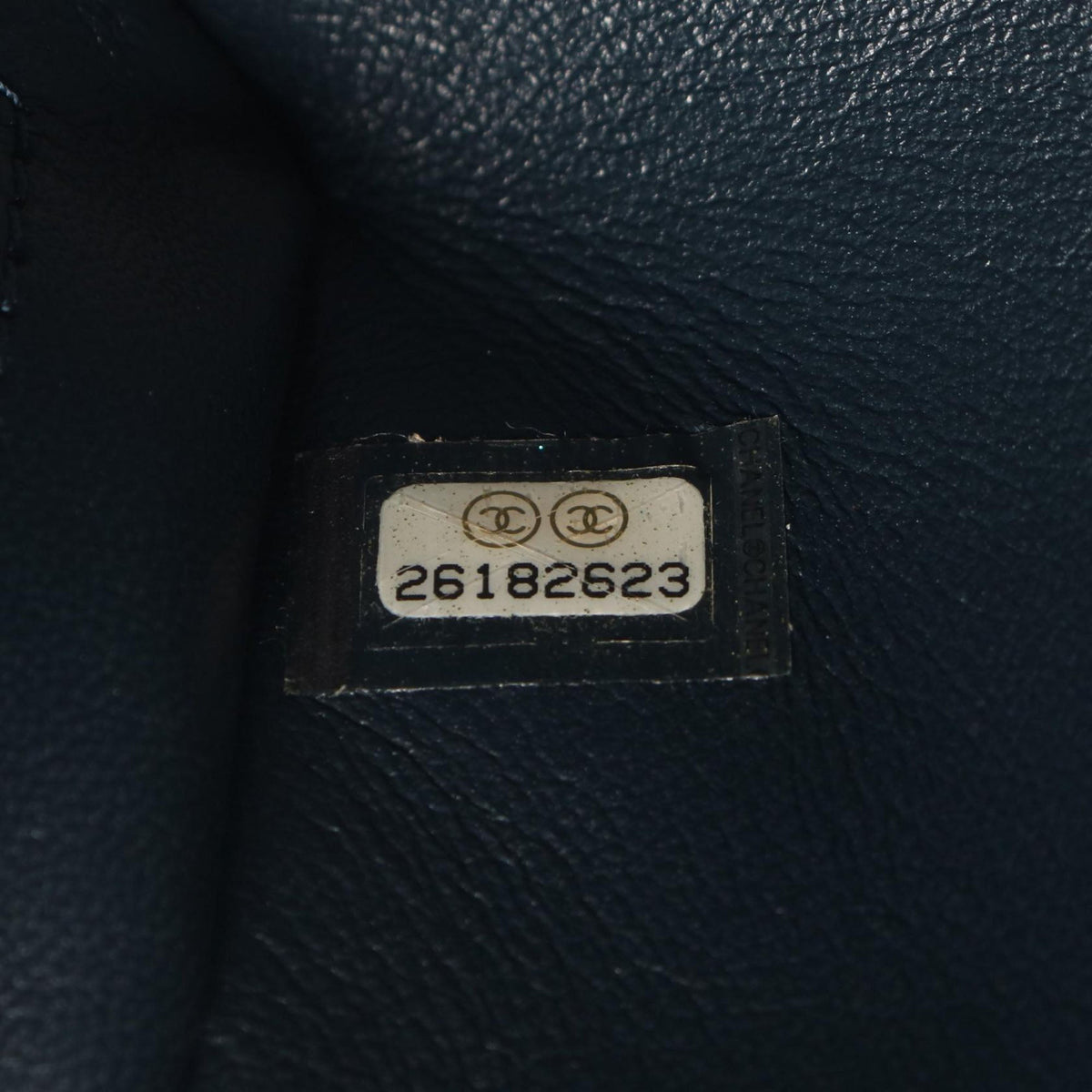 Chanel Small CC Chevron Calfskin Medal Flap