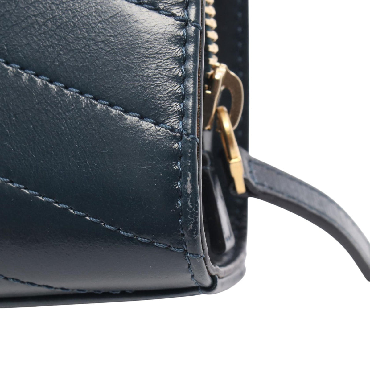Chanel Small CC Chevron Calfskin Medal Flap