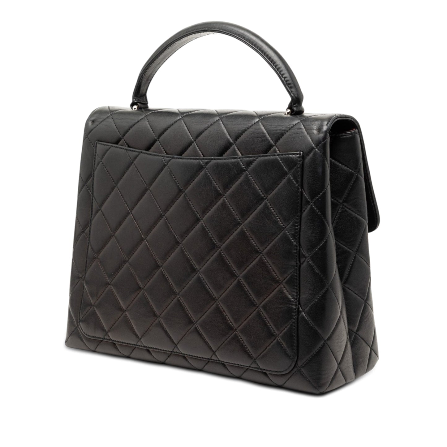 Chanel Quilted Lambskin Kelly Top Handle Bag