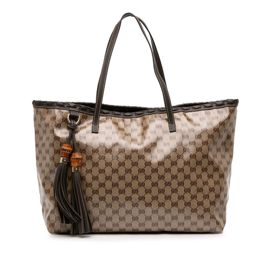 Gucci GG Crystal Peggy Braided Tote