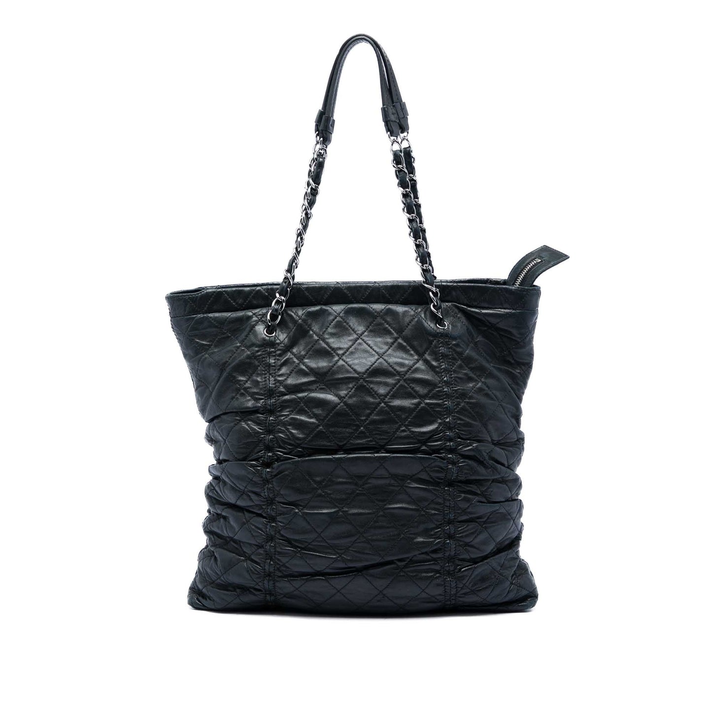 Chanel Quilted Lambskin North South Sharpei Shopping Tote
