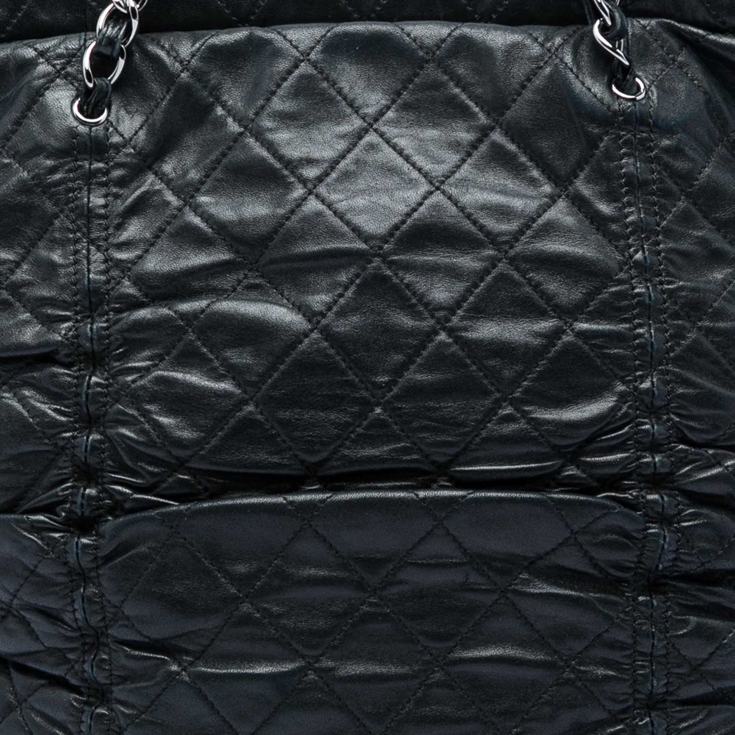 Chanel Quilted Lambskin North South Sharpei Shopping Tote