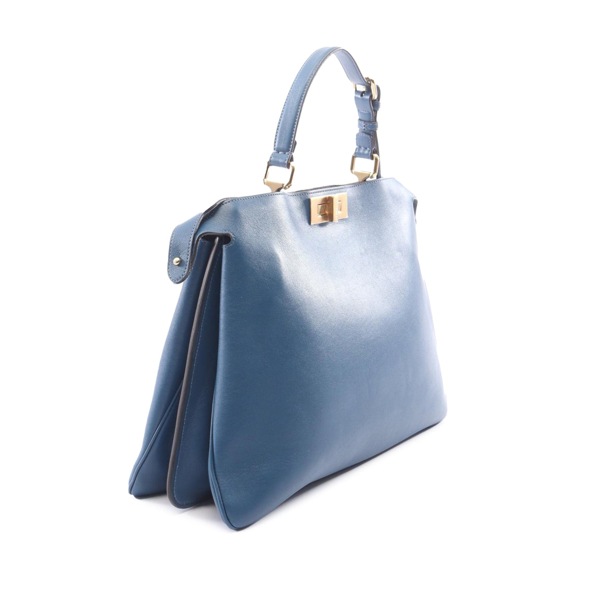 Fendi Large Leather Peekaboo Satchel