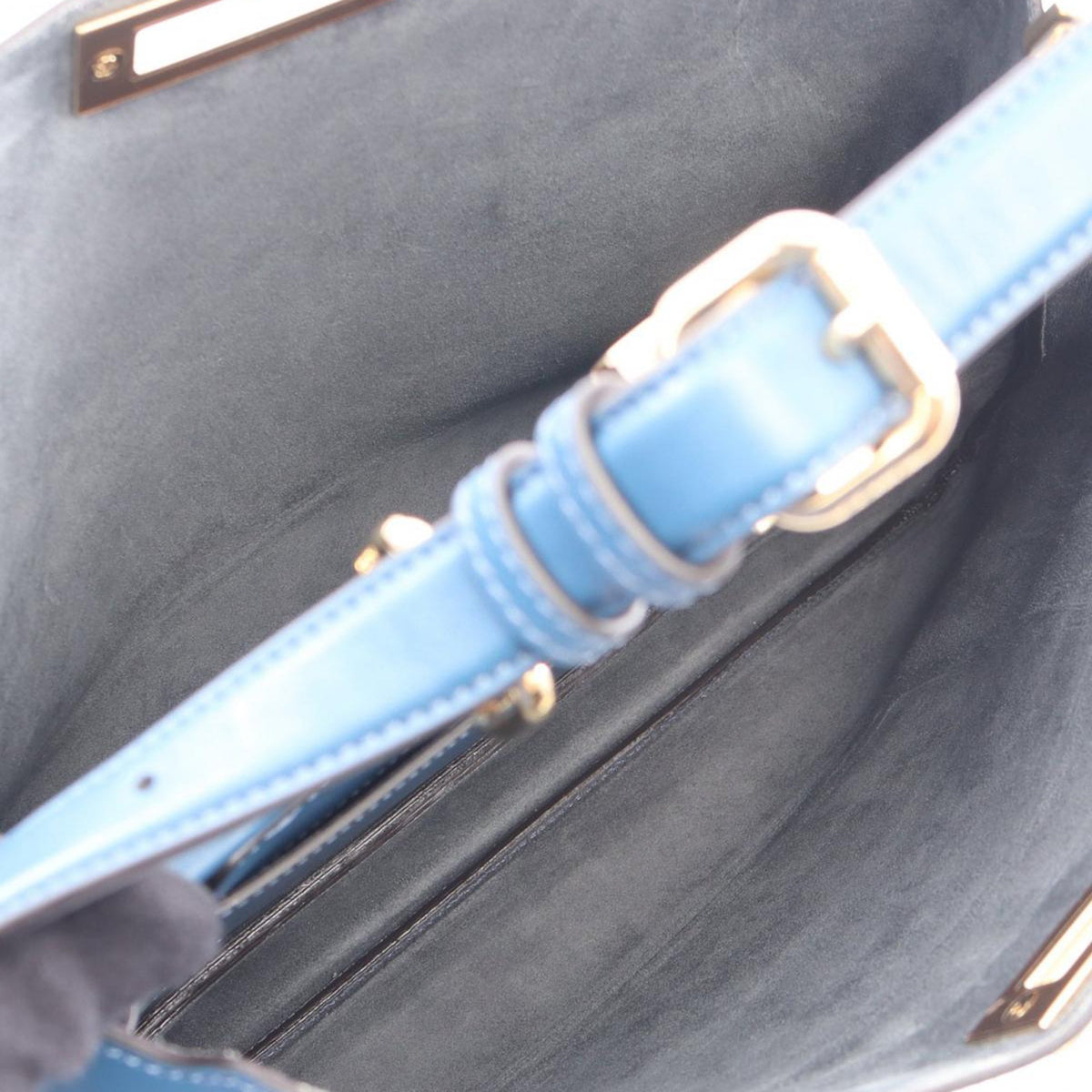 Fendi Large Leather Peekaboo Satchel