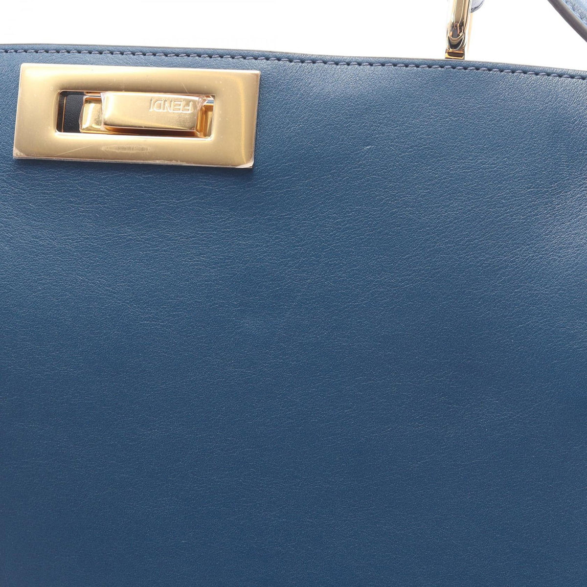 Fendi Large Leather Peekaboo Satchel