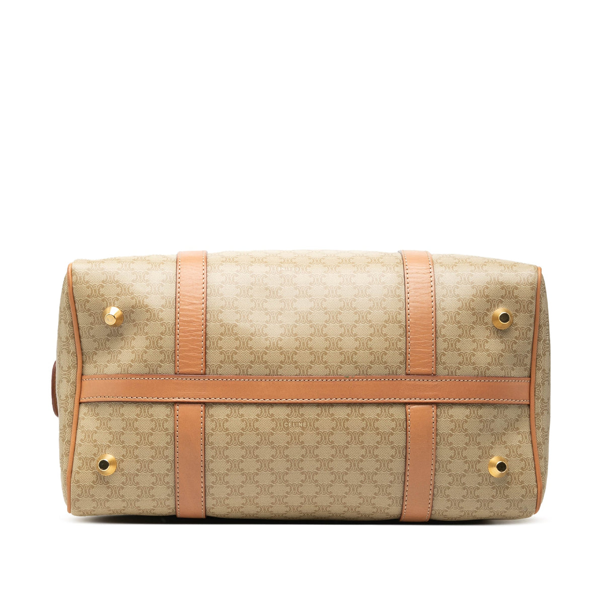 Celine Macadam Coated Canvas Boston Bag