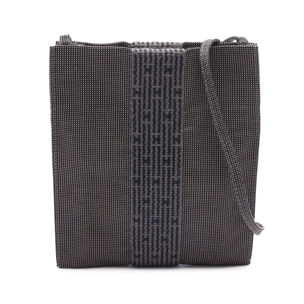 Hermès Canvas Herline Pochette — Gray