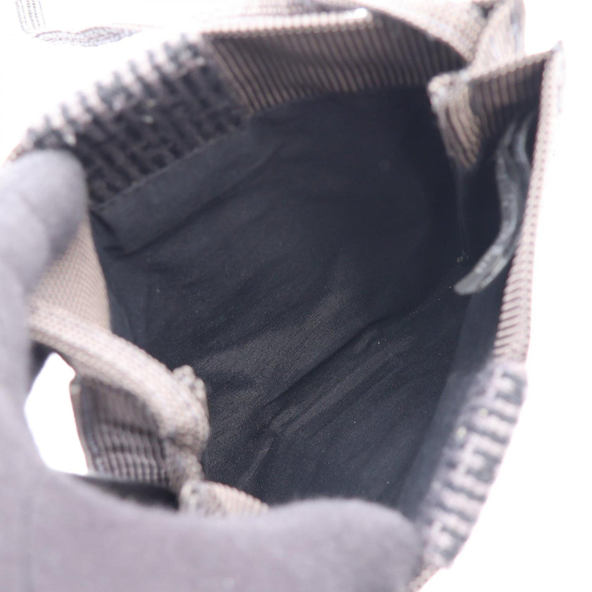 Hermès Canvas Herline Pochette — Gray
