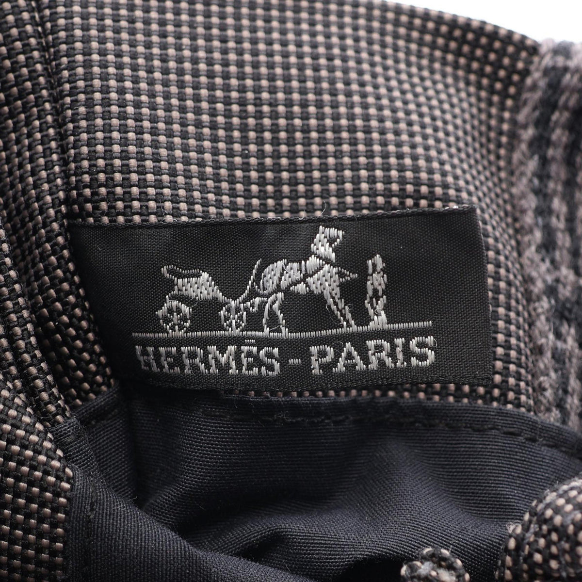 Hermès Canvas Herline Pochette — Gray
