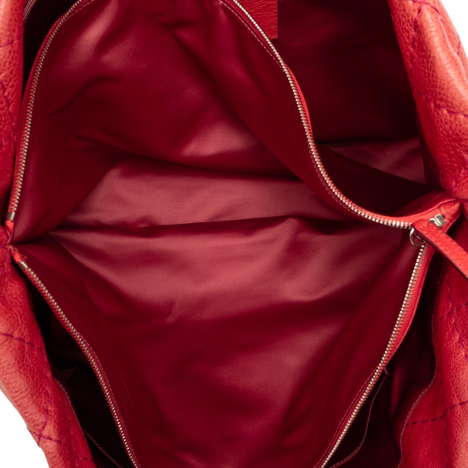 Chanel Large Glazed Calfskin On The Road Tote