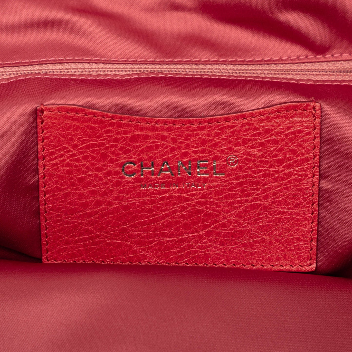 Chanel Large Glazed Calfskin On The Road Tote