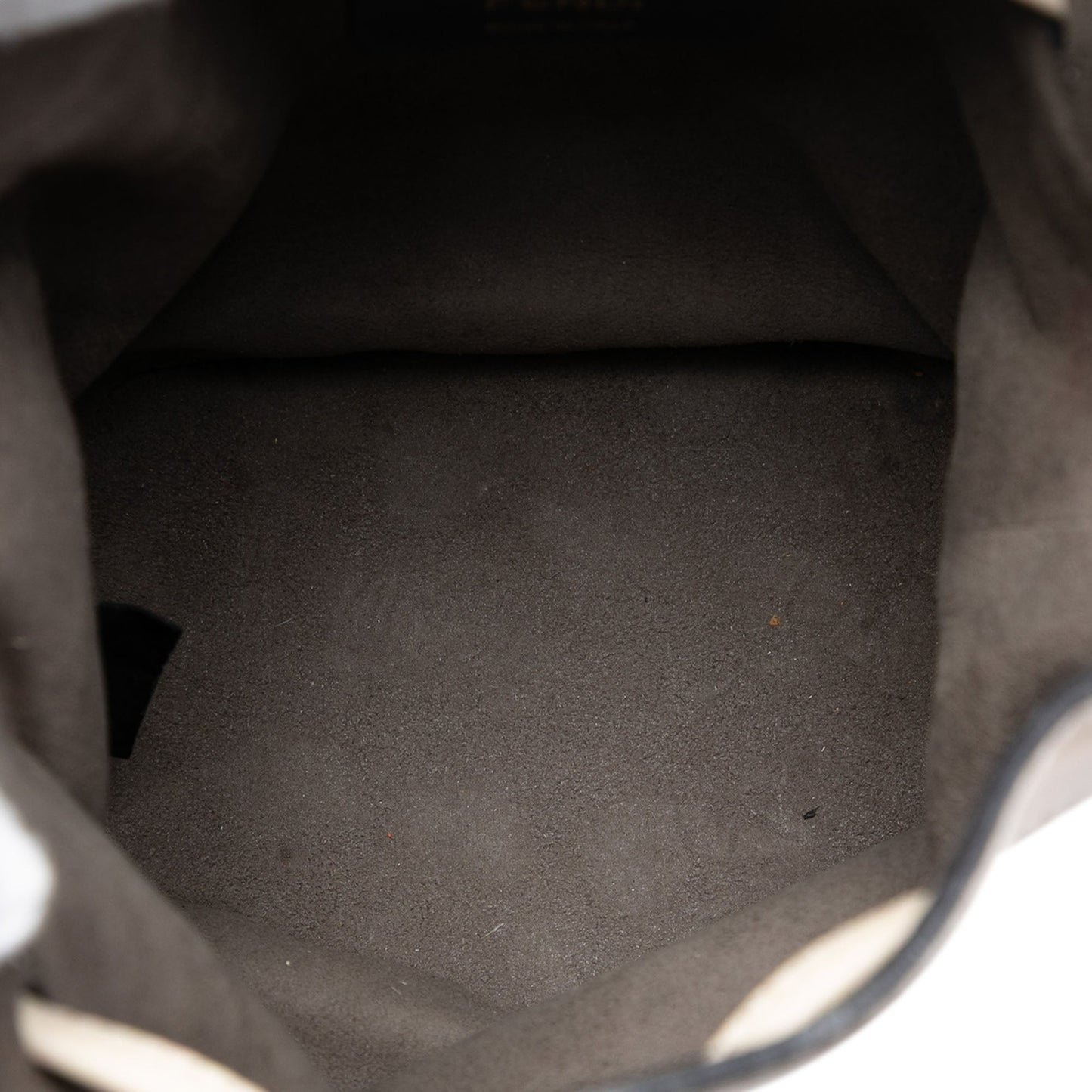 Fendi Mini Zucca Suede Mon Tresor Bucket Bag