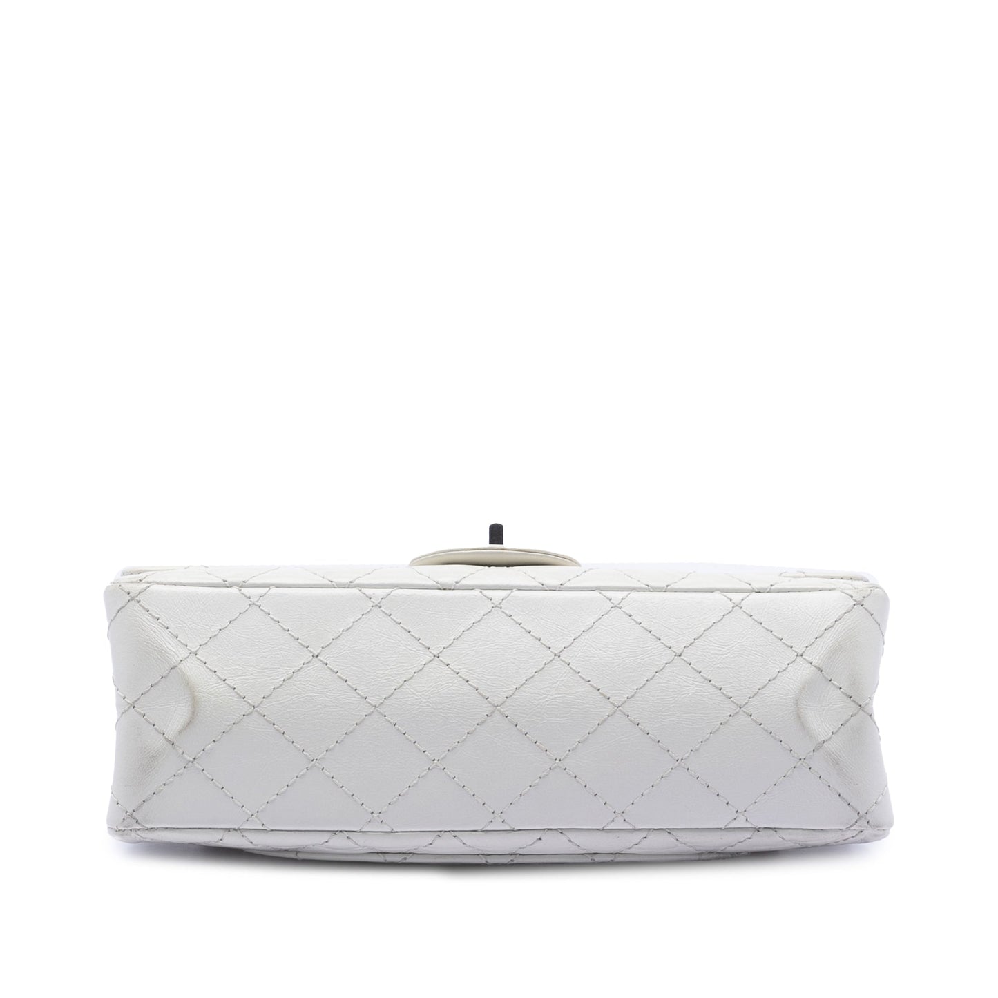 Chanel Quilted Aged Lambskin Leather 2.55 Reissue 225 Double Flap Bag