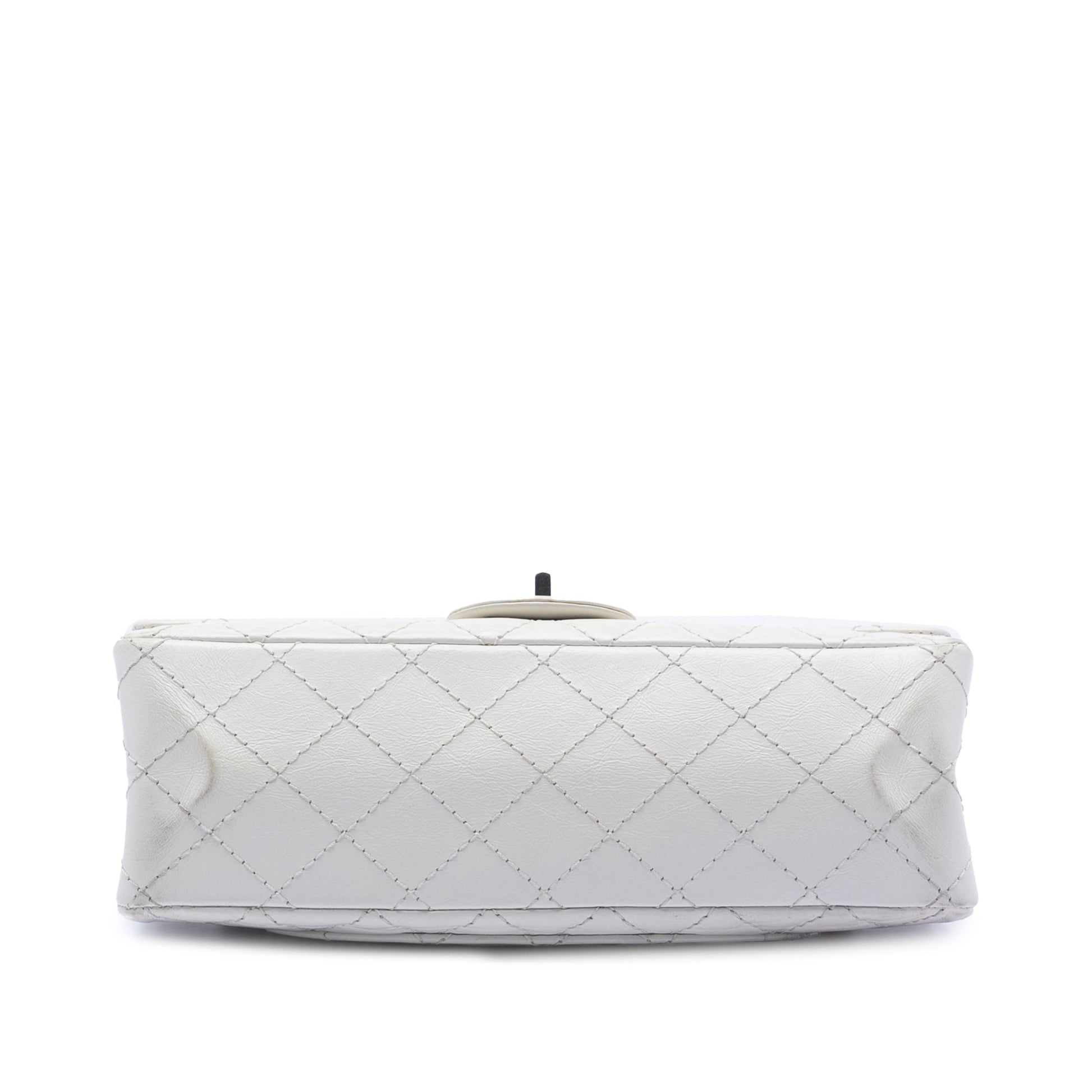 Chanel Quilted Aged Lambskin Leather 2.55 Reissue 225 Double Flap Bag