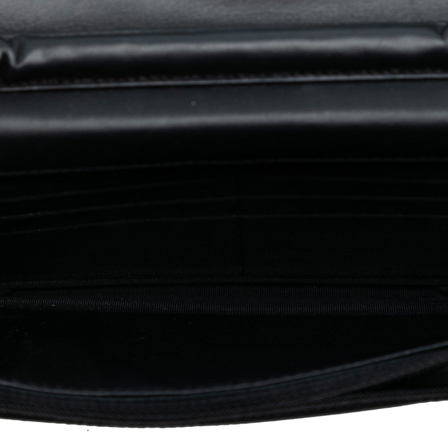 Chanel CC Quilted Patent Wallet On Chain