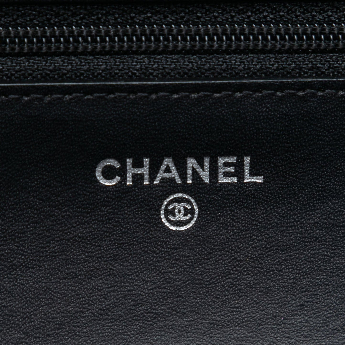 Chanel CC Quilted Patent Wallet On Chain