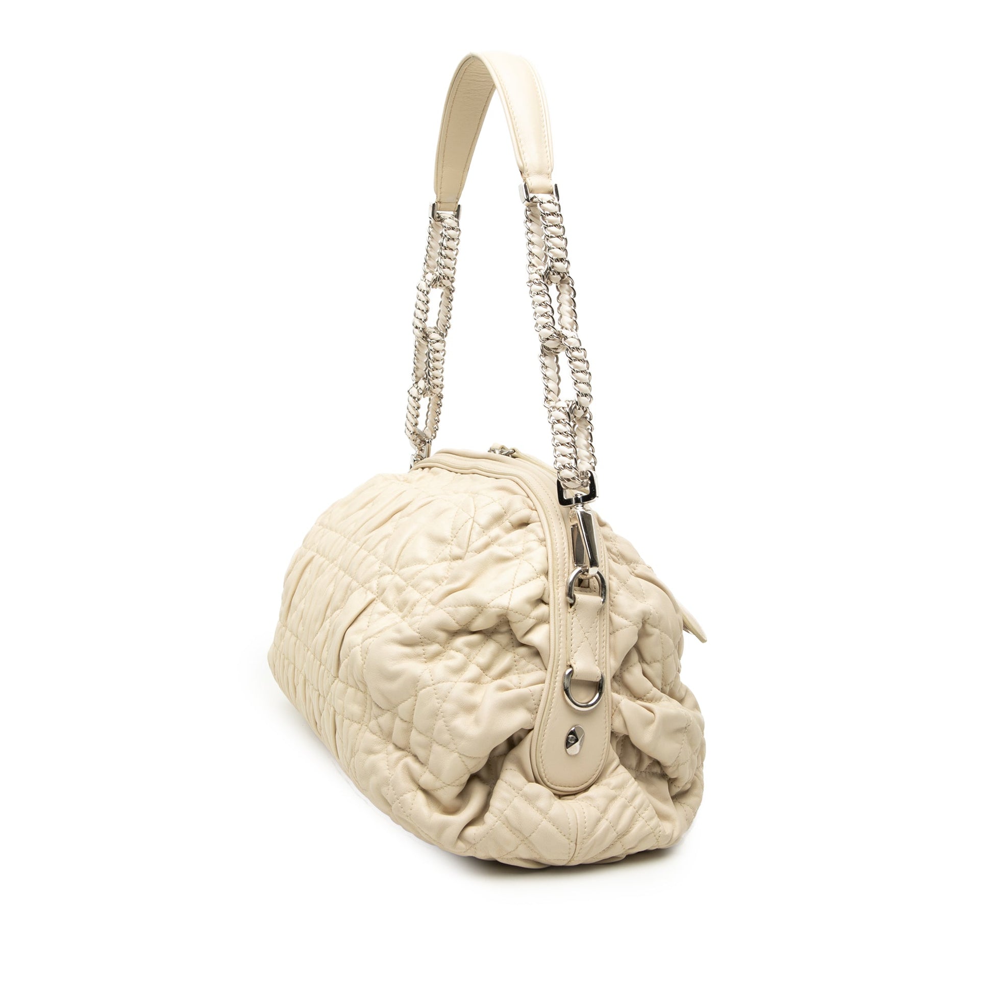 Dior Lambskin Cannage Delices Satchel