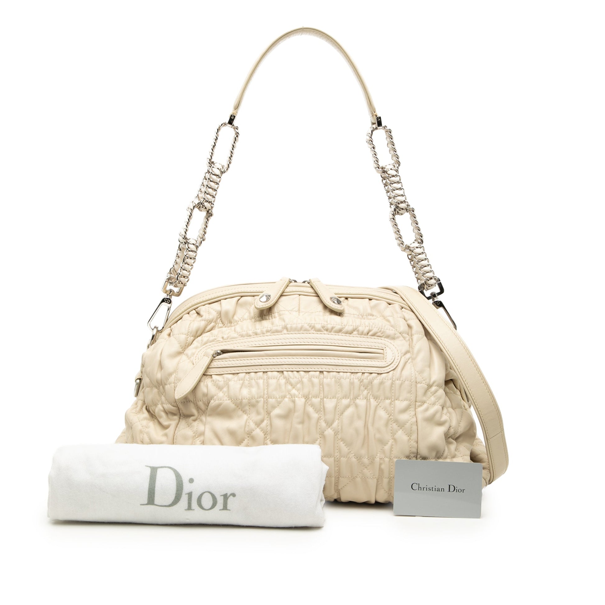 Dior Lambskin Cannage Delices Satchel