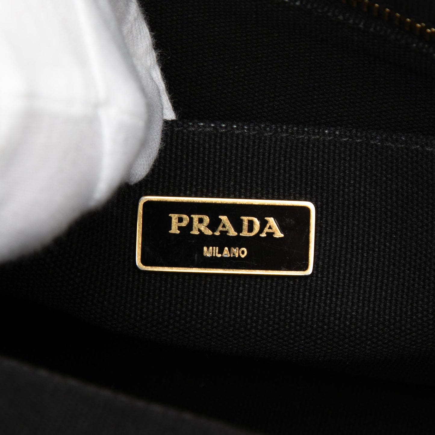 Prada Small Canvas Canapa Logo Satchel