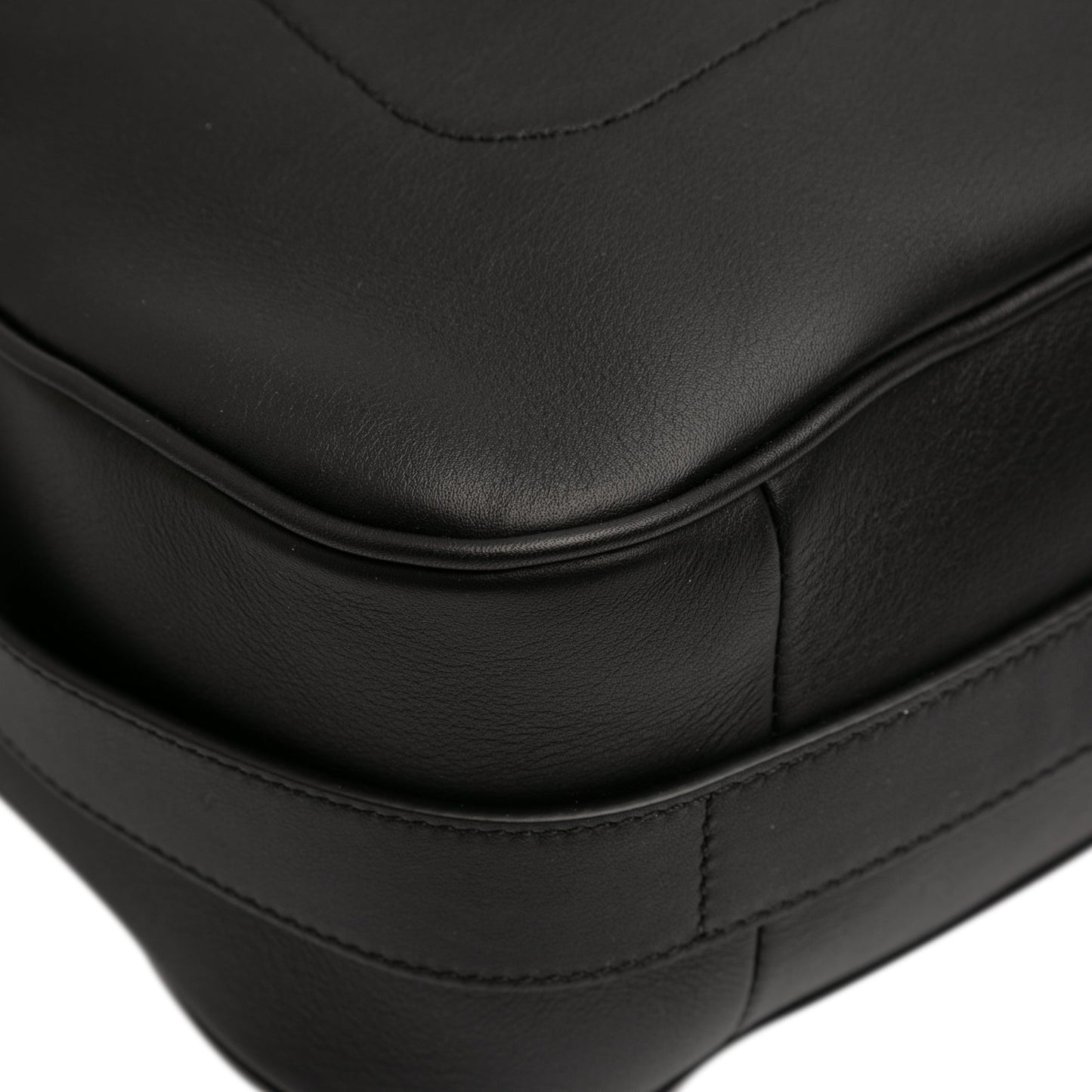 Large Smooth Calfskin Slider Zipped Hobo