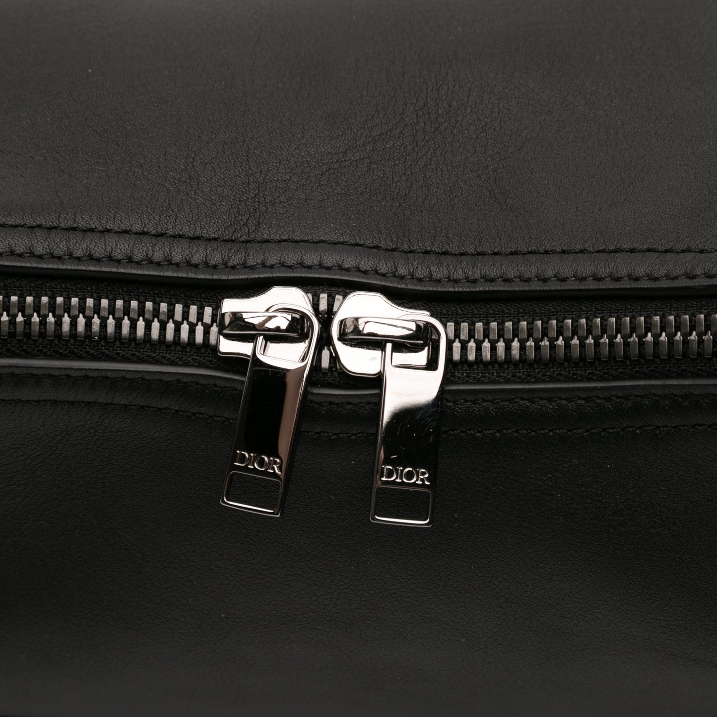 Large Smooth Calfskin Slider Zipped Hobo