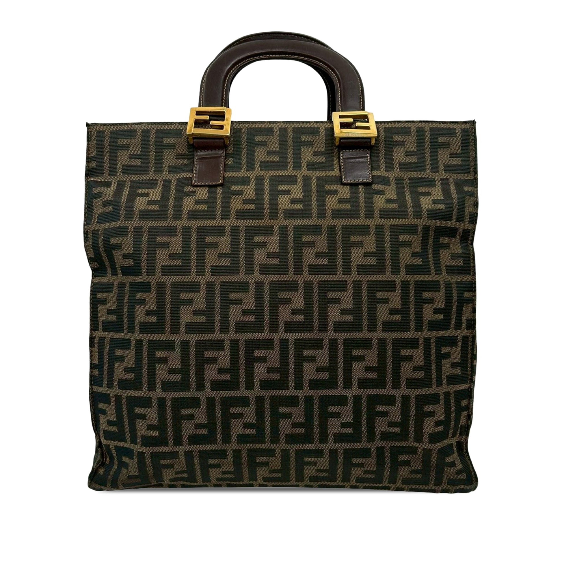 Fendi Zucca Canvas Twins Tote