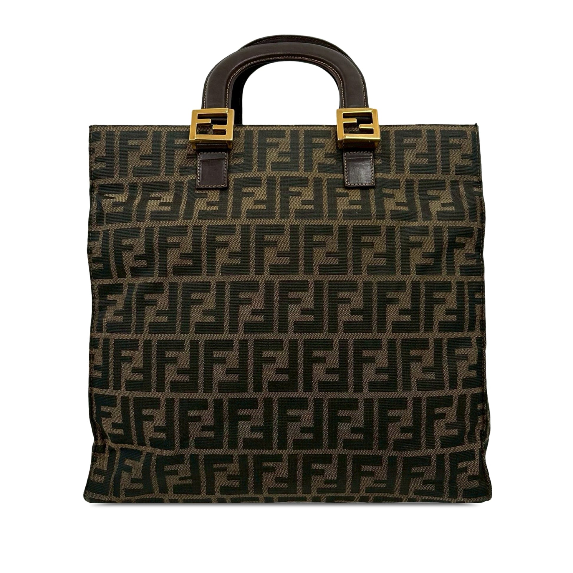 Fendi Zucca Canvas Twins Tote