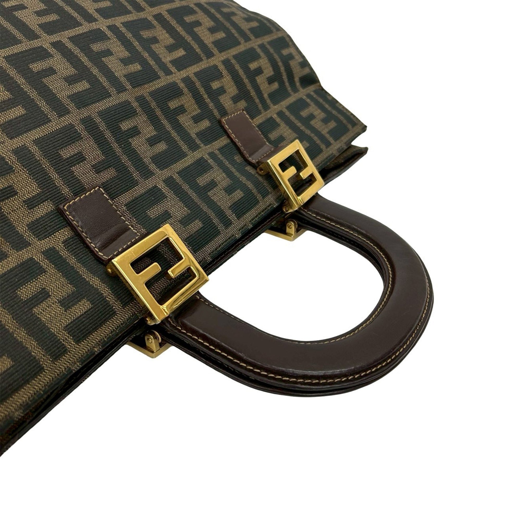 Fendi Zucca Canvas Twins Tote