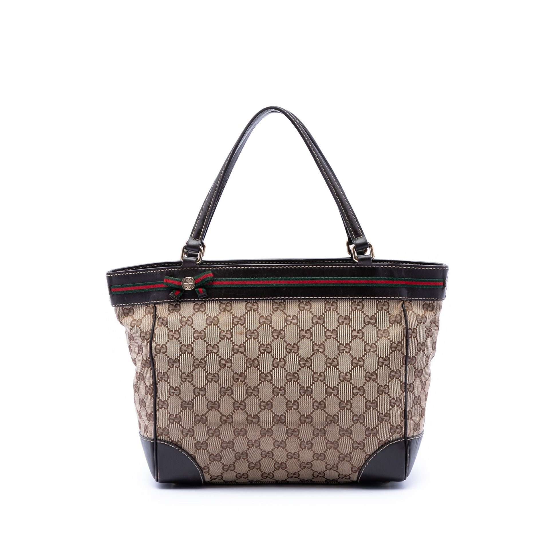 Gucci GG Canvas Web Mayfair Tote