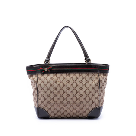 Gucci GG Canvas Web Mayfair Tote