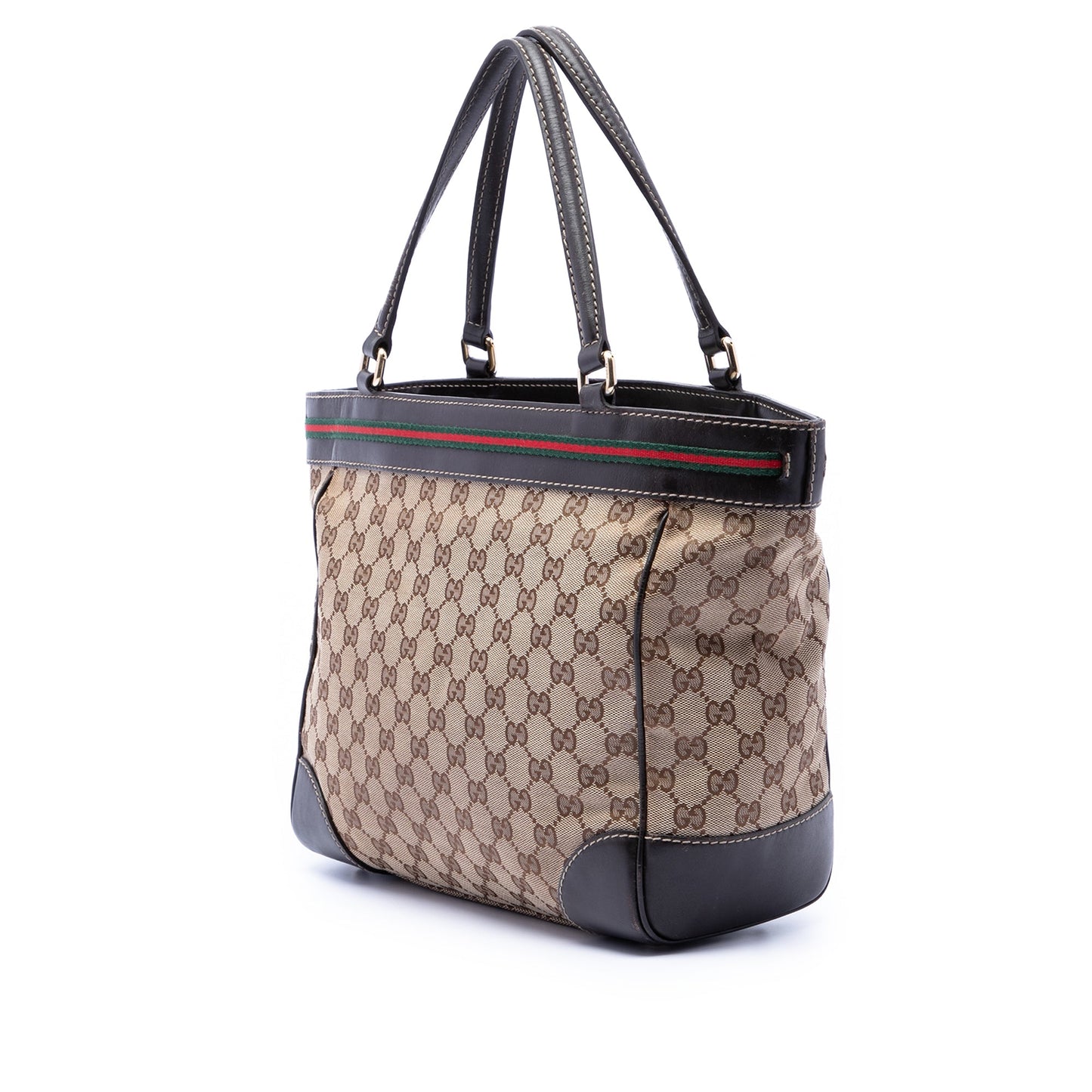 Gucci GG Canvas Web Mayfair Tote