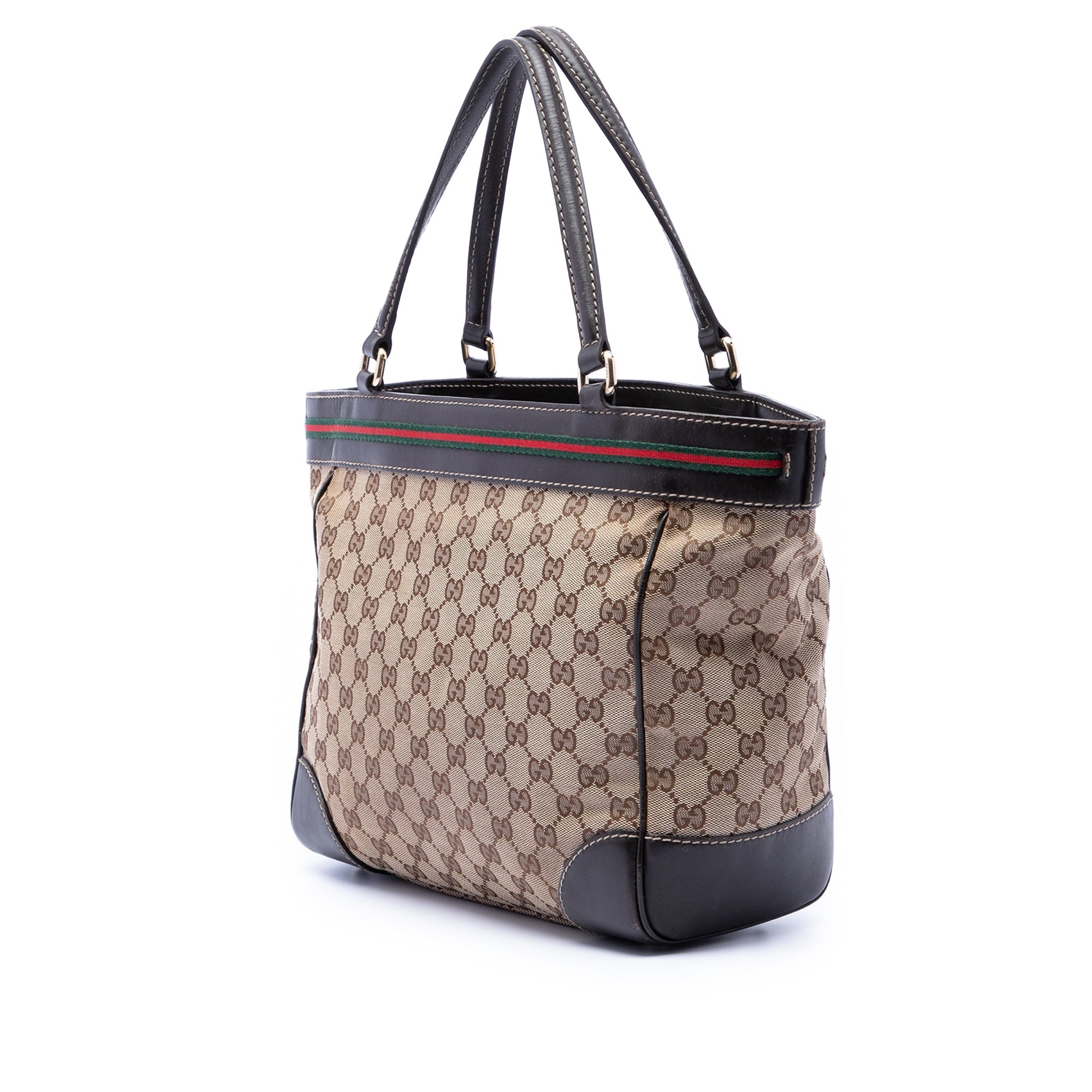 Gucci GG Canvas Web Mayfair Tote