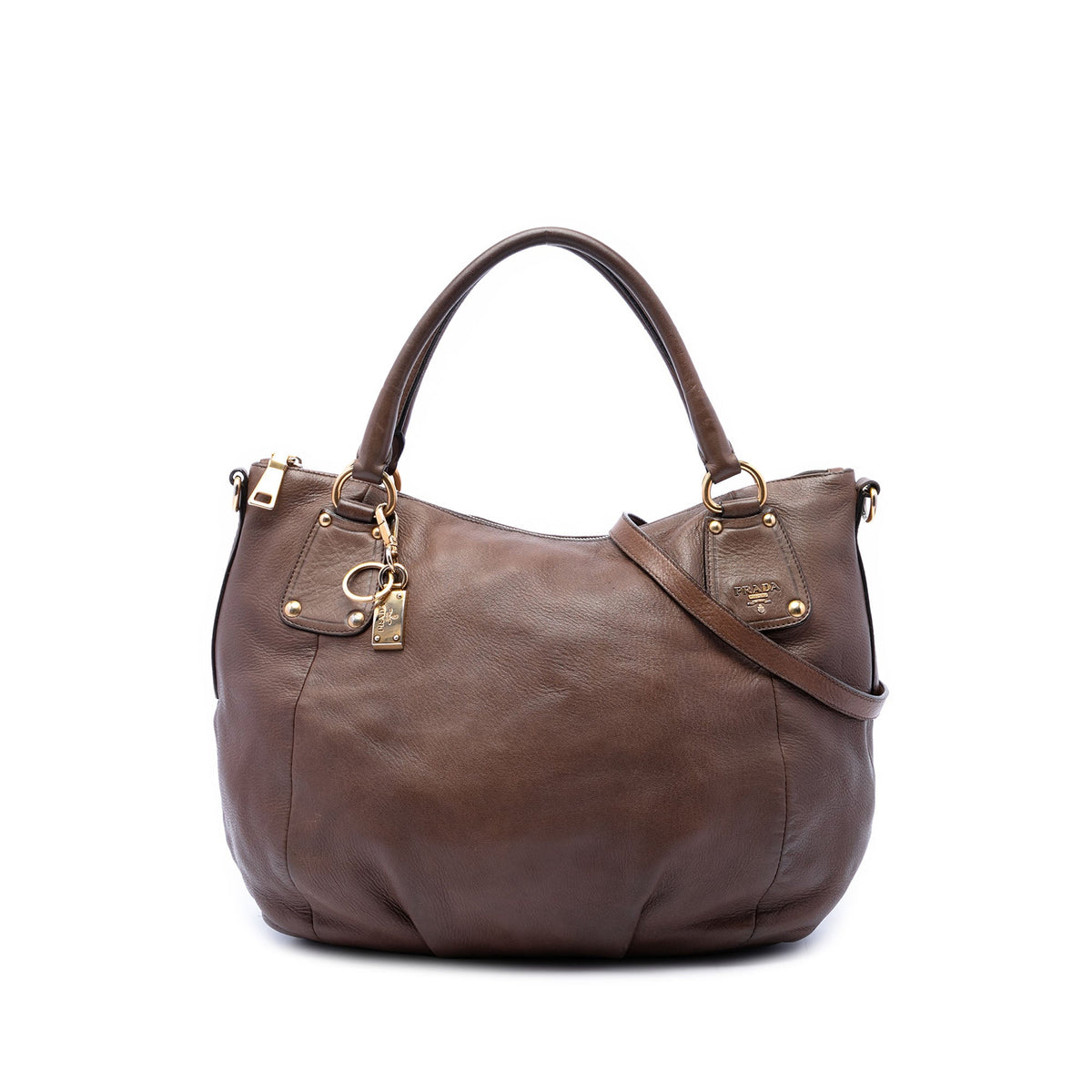 Prada Medium Cervo Shine Tote