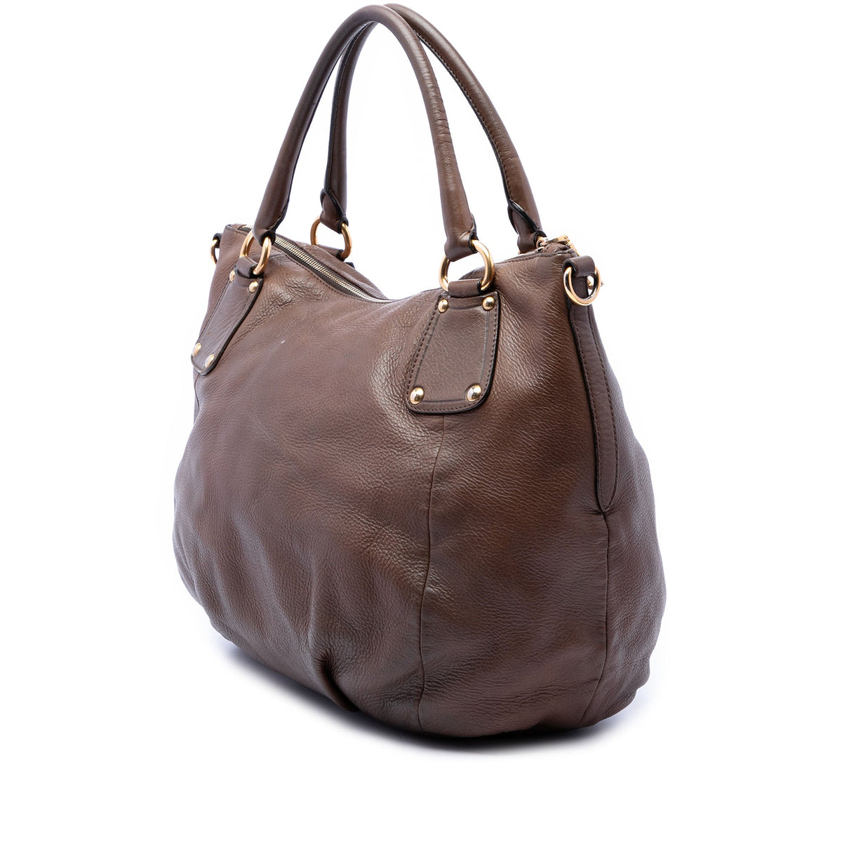 Prada Medium Cervo Shine Tote