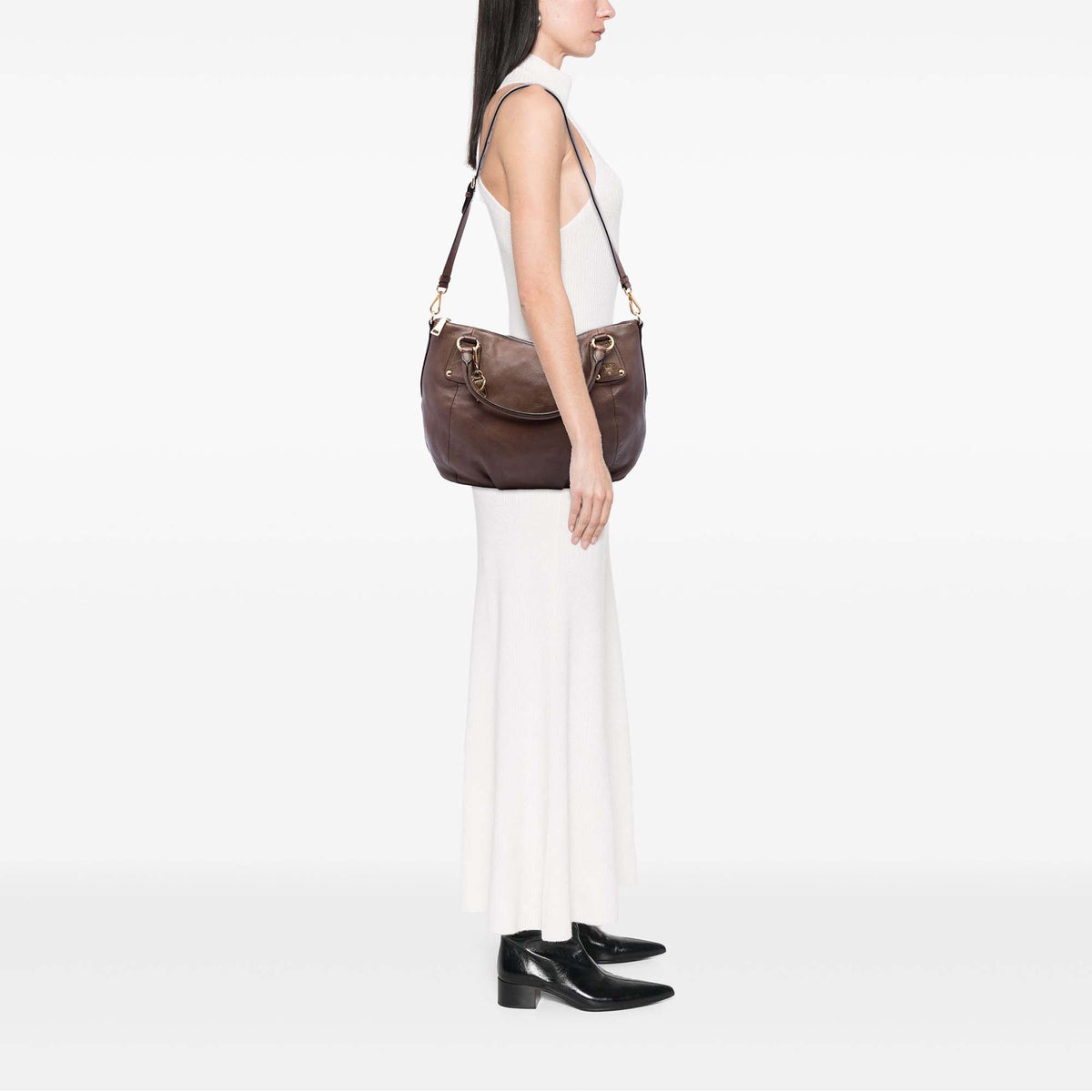 Prada Medium Cervo Shine Tote