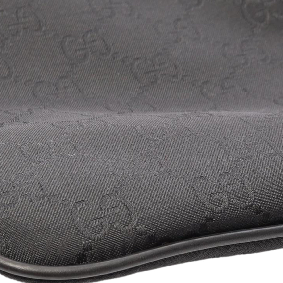 Gucci GG Canvas Web Crossbody — Black