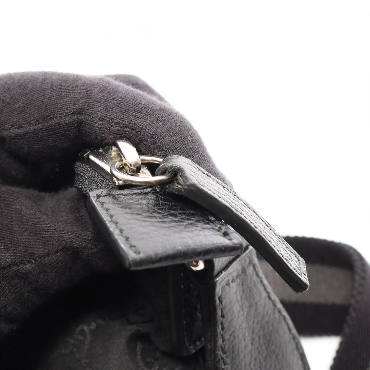 Gucci GG Canvas Web Crossbody — Black