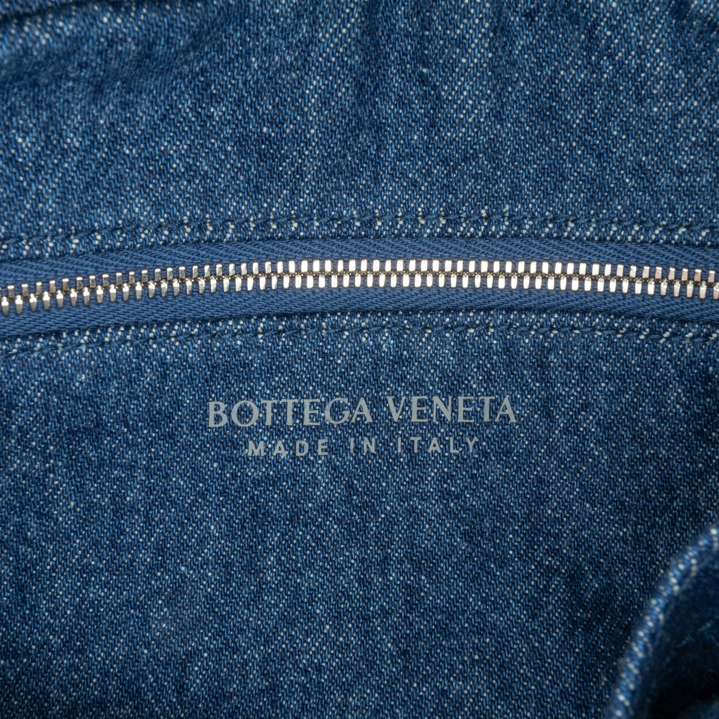 Bottega Veneta Small Denim Intreccio Camera Bag